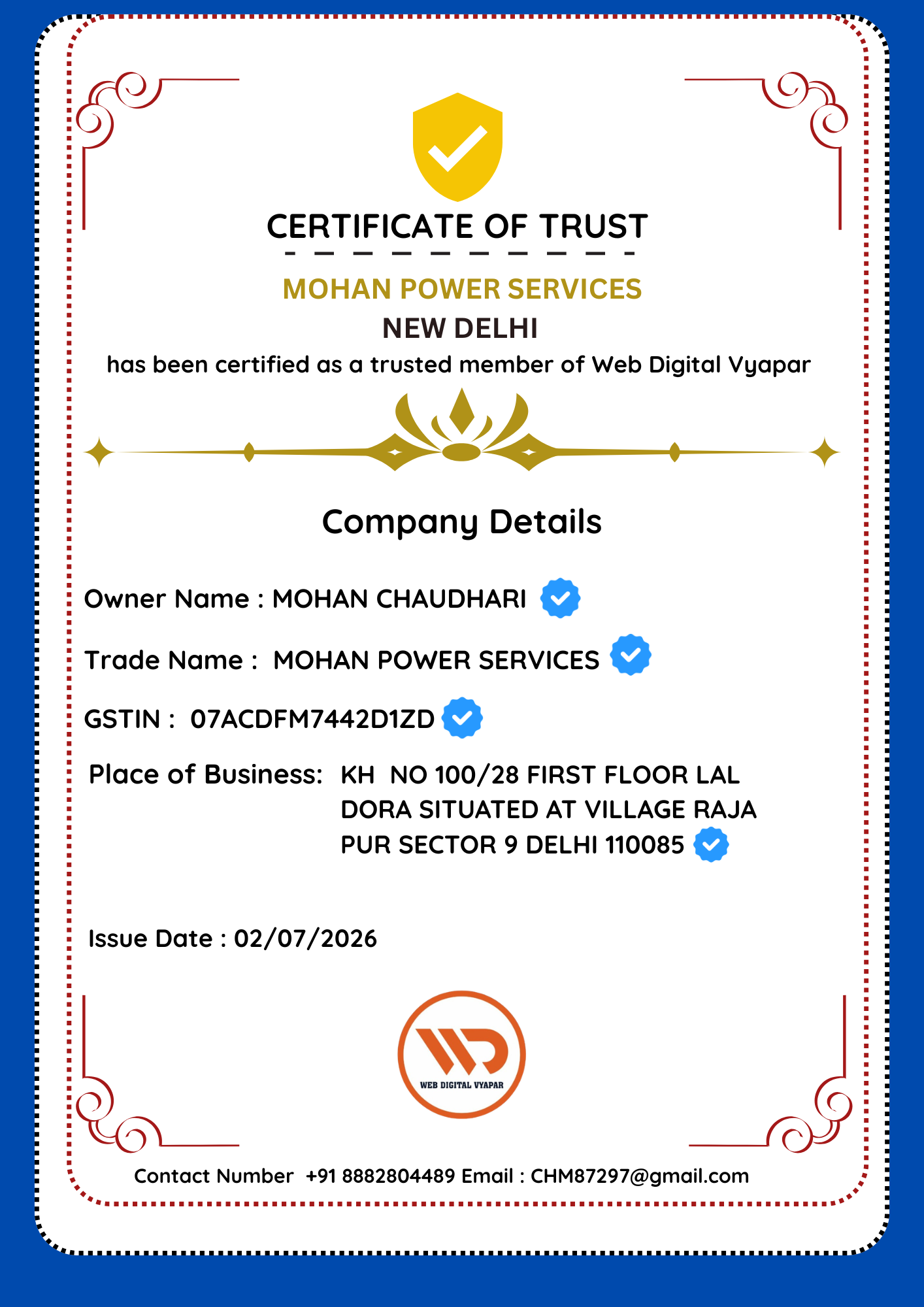 About Mohan Power Services